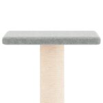 Kattenmeubel met sisal krabpalen 73 cm lichtgrijs - Afbeelding 4