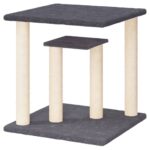 Krabpaal met platforms 50 cm donkergrijs – Image 4