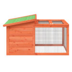 Konijnenhok 100,5x54x55 cm massief grenenhout bruin – Image 3