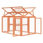 Dierenren 141x94x104 cm massief grenenhout bruin – Image 4