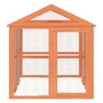Dierenren 141x94x104 cm massief grenenhout bruin – Image 5