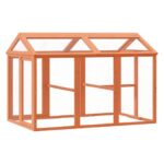 Dierenren 141x94x104 cm massief grenenhout bruin – Image 6