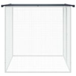 Kippenhok met dak 103x98x90 cm gegalvaniseerd staal antraciet - Image 4