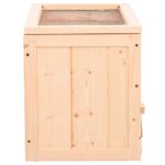Hamsterkooi 60x30x35 cm massief vurenhout - Afbeelding 5