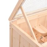 Hamsterkooi 60x30x35 cm massief vurenhout - Afbeelding 8