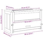 Hamsterkooi 60x30x35 cm massief vurenhout - Afbeelding 9