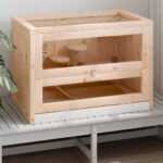 Hamsterkooi 60x35,5x42 cm massief vurenhout - Image 2