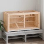 Hamsterkooi 104x52x54 cm massief vurenhout - Image 2