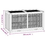 Hamsterkooi 104x52x54 cm massief vurenhout - Image 9
