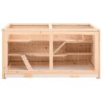 Hamsterkooi 89,5x45x45 cm massief vurenhout - Afbeelding 4