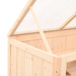 Hamsterkooi 89,5x45x45 cm massief vurenhout - Afbeelding 8