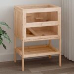 Hamsterkooi 55x40x80 cm massief vurenhout – Image 2