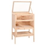 Hamsterkooi 55x40x80 cm massief vurenhout – Image 3