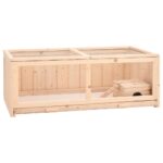 Hamsterkooi 104x52x38 cm massief vurenhout