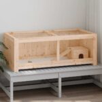 Hamsterkooi 104x52x38 cm massief vurenhout – Image 2