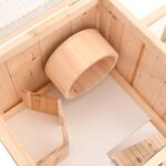 Hamsterkooi 81x40x60 cm massief vurenhout - Afbeelding 7