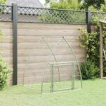 Kippenhok 100x105x120 cm gegalvaniseerd staal zilverkleurig - Image 3