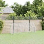 Kippenhok 300x105x120 cm gegalvaniseerd staal zilverkleurig - Afbeelding 3