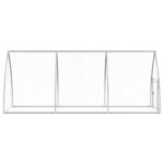 Kippenhok 300x105x120 cm gegalvaniseerd staal zilverkleurig - Afbeelding 6