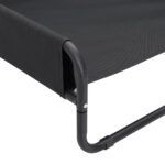Hondenmand verhoogd oxford stof en staal antracietkleurig - Image 8