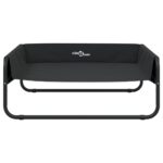 Hondenmand verhoogd oxford stof en staal antracietkleurig – Image 5
