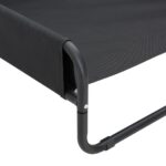 Hondenmand verhoogd oxford stof en staal antracietkleurig – Image 8