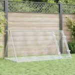 Konijnenhok 200x105x91 cm gegalvaniseerd staal zilverkleurig
