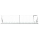 Konijnenhok 400x105x91 cm gegalvaniseerd staal zilverkleurig – Image 4