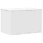 Kattenbakkast 60x40x40 cm bewerkt hout wit – Image 7