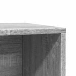 Kattenbakkast 60x40x40 cm bewerkt hout grijs sonoma eikenkleur - Afbeelding 9