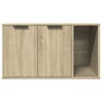 Kattenbakkast 80x50x45 cm bewerkt hout sonoma eikenkleurig – Image 5