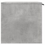 Kattenbakkast 80x50x45 cm bewerkt hout betongrijs - Afbeelding 6