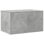 Kattenbakkast 80x50x45 cm bewerkt hout betongrijs - Afbeelding 7
