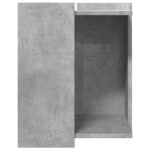 Kattenbakkast 42x42x51 cm bewerkt hout betongrijs - Afbeelding 6