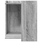Kattenbakkast 42x42x51 cm bewerkt hout grijs sonoma eikenkleur - Afbeelding 4