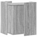 Kattenbakkast 42x42x51 cm bewerkt hout grijs sonoma eikenkleur - Afbeelding 6