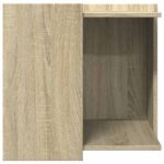 Kattenbakkast 53x53x51 cm bewerkt hout sonoma eikenkleurig - Afbeelding 6