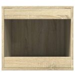 Kattenbakkast 47x59x42 cm bewerkt hout sonoma eikenkleurig - Afbeelding 4