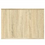 Kattenbakkast 47x59x42 cm bewerkt hout sonoma eikenkleurig - Afbeelding 5