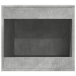 Kattenbakkast 47x59x42 cm bewerkt hout betongrijs - Afbeelding 4