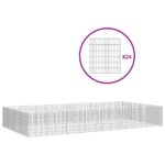 Dierenverblijf 24 panelen 54x60 cm gegalvaniseerd ijzer – Image 2