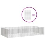 Dierenverblijf 24 panelen 54x80 cm gegalvaniseerd ijzer – Image 2