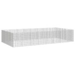 Dierenverblijf 24 panelen 54x80 cm gegalvaniseerd ijzer – Image 3