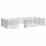 Dierenverblijf 24 panelen 54x80 cm gegalvaniseerd ijzer – Image 6