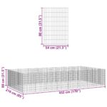 Dierenverblijf 24 panelen 54x80 cm gegalvaniseerd ijzer – Image 8