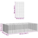 Dierenverblijf 24 panelen 54x100 cm gegalvaniseerd ijzer – Image 8