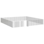 Dierenverblijf 48 panelen 54x100 cm gegalvaniseerd ijzer – Image 6