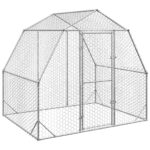 Kippenren 2,5x2x2,25 m gegalvaniseerd staal – Image 2