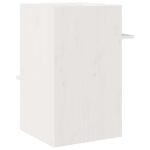 Kattenhuis 43x43x60 cm massief grenenhout wit - Image 5