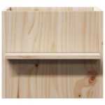 Kattenhuis 51x35x30 cm massief grenenhout – Image 4
